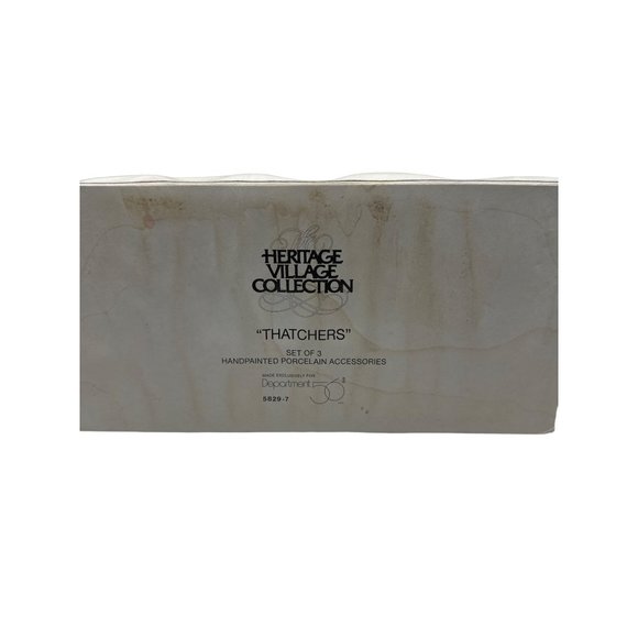 DEPT 56 THATCHERS HERITAGE VILLAGE COLLECTION IN ORIGINAL BOX - Picture 2 of 4